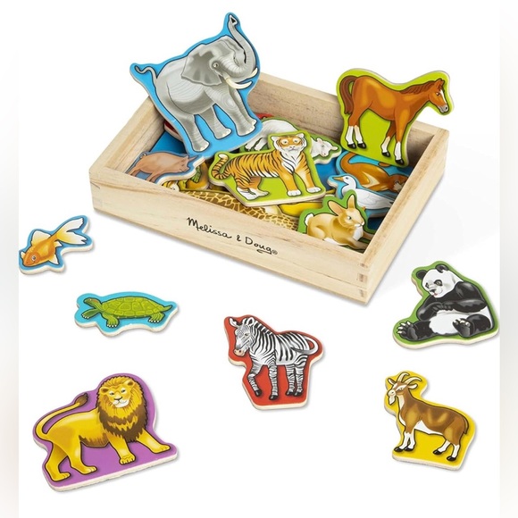 Melissa & Doug animal magnets 20 wooden animal - Picture 6 of 8